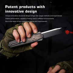 REMETTE Innovative Design RT-Swordfish Knife S35VN Blade Aluminum Handle ZL103D13