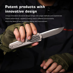 REMETTE Innovative Design RT-Swordfish Knife S35VN Blade Aluminum Handle ZL103D2