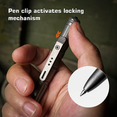 REMETTE RT-TP1 Tactical Pen  Activates Lock Titanium REMETTE RT-TP1B