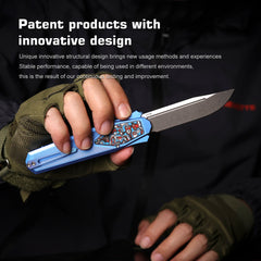 REMETTE Innovative Design RT-Swordfish Knife S35VN Blade Aluminum Handle ZL103D6