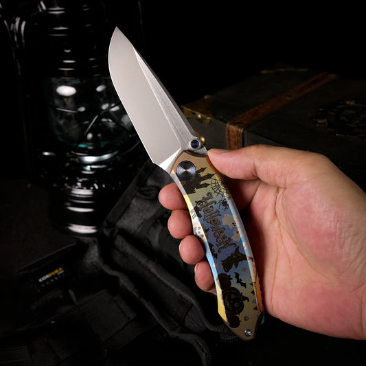 REMETTE Halloween Theme Folding Pocket Knives WD108-W