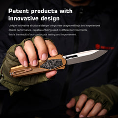 REMETTE Innovative Design RT-Swordfish Knife S35VN Blade Aluminum Handle ZL103D11