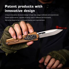 REMETTE Innovative Design RT-Swordfish Knife S35VN Blade Aluminum Handle ZL103D12