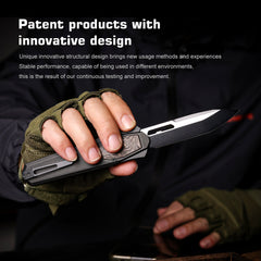 REMETTE Innovative Design RT-Swordfish Knife S35VN Blade Aluminum Handle ZL103D15