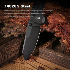 REMETTE RT-Cosmic Knife Button Liner Lock 14C28N Blade G10 Handle Outdoor Camping Knives  RTCO-GB