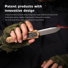 REMETTE Innovative Design RT-Swordfish Knife S35VN Blade Aluminum Handle ZL103D10