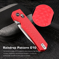 REMETTE RT-Aurora Knife G10 Handle 14C28N Blade AURA-G4