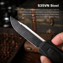 REMETTE Innovative Design RT-Swordfish Knife S35VN Blade Aluminum Handle ZL103D14