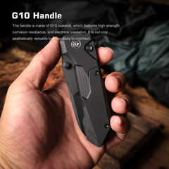 REMETTE RT-Cosmic Knife Button Liner Lock 14C28N Blade G10 Handle Outdoor Camping Knives  RTCO-GB
