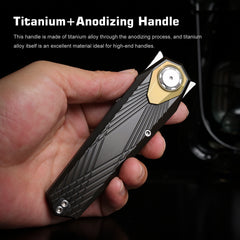 REMETTE RT-Infinite Power Knife M390 Blade Titanium Handle Folding Pocket EDC Tactical Knife RTIP-A