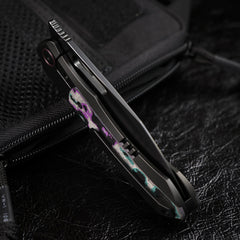 REMETTE RT-Orca Knife Button+Frame Lock M390 Blade Titanium Handle EDC Knives ORCAJYD