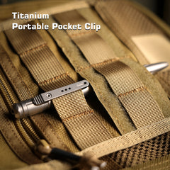 REMETTE RT-TP1 Tactical Pen  Activates Lock Titanium REMETTE RT-TP1A
