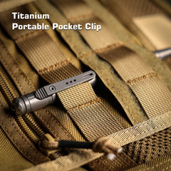 REMETTE RT-TP1 Tactical Pen  Activates Lock Titanium REMETTE RT-TP1B