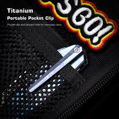 REMETTE RT-Squirrel Knife Titanium Handle M390 Blade RTDP-V