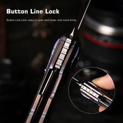 REMETTE RT-Infinite Power Knife M390 Blade Titanium Handle Folding Pocket EDC Tactical Knife RTIP-C