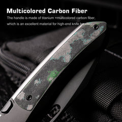REMETTE RT-Orca Knife Button+Frame Lock M390 Blade Titanium Handle EDC Knives ORCAKDD
