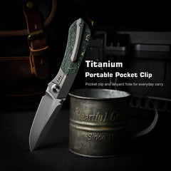 REMETTE RT-Meteor Knife Titanium Handle M390 Blade RTPT-C
