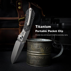 REMETTE RT-Meteor Knife Titanium Handle M390 Blade RTPT-E