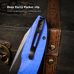 REMETTE RT-Cool Whale Knife 14C28N Blade G10 Handle Folding Pocket Outdoor Camping EDC Knife RTCL-GN6