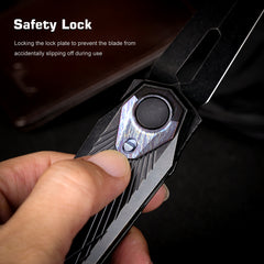 REMETTE RT-Infinite Power Knife M390 Blade Titanium Handle Folding Pocket EDC Tactical Knife RTIP-S