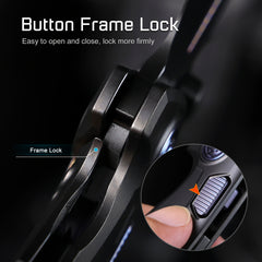 REMETTE RT-Scepter Innovative Button Frame Lock M390+Timascus Blade Titanium+Carbon Fiber Handle Knife SCPT-E