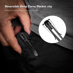 REMETTE RT-Rhino Folding Pocket Knife Innovative Button Liner Lock Structure Design D2 Blade G10 Handle Knives RNDG1