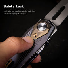 REMETTE RT-Infinite Power Knife M390 Blade Titanium Handle Folding Pocket EDC Tactical Knife RTIP-G