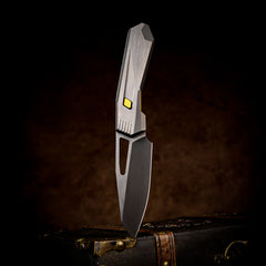 REMETTE RT-Agile Peregrine Falcon Knife Titanium Handle M390 DLC Blade RTCZ-B