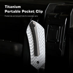 REMETTE RT-Meteor Knife Titanium Handle M390 Blade Folding Pocket Knives RTPT-BDL