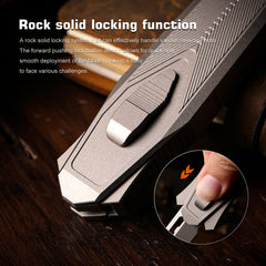 REMETTE Innovative Design RT-Swordfish Knife S35VN Blade Aluminum Handle ZL103D3