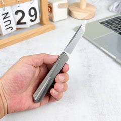 REMETTE RT-ELIGO Knife M390 Blade Titanium Handle Double Detent Lock Folding Pocket EDC Knife EGB5