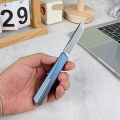 REMETTE RT-ELIGO Knife M390 Blade Titanium Handle Double Detent Lock Folding Pocket EDC Knife EGB4