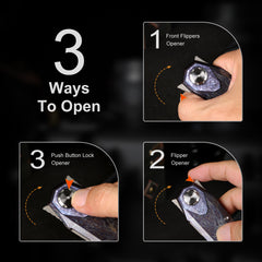 REMETTE RT-Infinite Power Knife M390 Blade Titanium Handle Folding Pocket EDC Tactical Knife RTIP-M