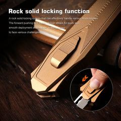 REMETTE Innovative Design RT-Swordfish Knife S35VN Blade Aluminum Handle ZL103D12