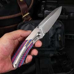 REMETTE RT-Meteor Knife Titanium Handle M390 Blade RTPT-NC