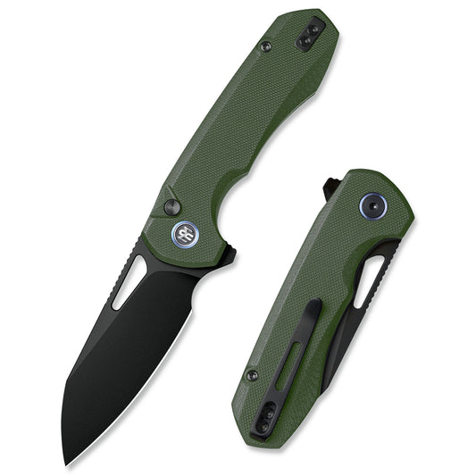 REMETTE RT-Camel Knife Button Liner Lock D2 Blade G10 Handle Outdoor Camping Knives RTG1